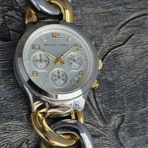 Michael Kors Women's Silver Dial Stainless Steel Band Watch MK3199