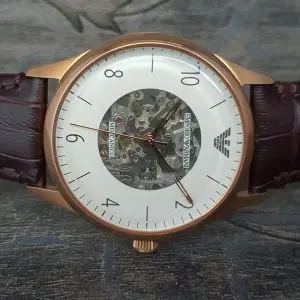 Emporio Armani Automatic Men's White Dial Watch AR1920