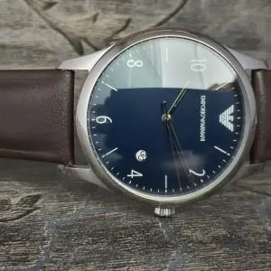 Emporio Armani Men's Analog Blue Dial Watch AR1944
