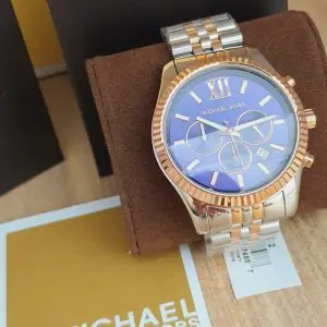 Michael Kors Men's Stainless Steel Two Tone Watch MK8412