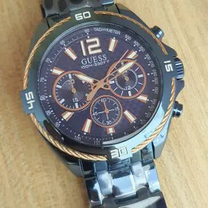 Guess Men's Quartz Analog Blue Stainless Steel Watch W1258G3