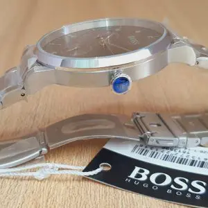 Hugo Boss Men's Analog Stainless Steel Grey Dial Watch 1513596