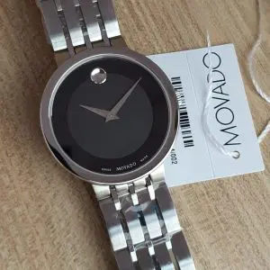 Movado Men's Quartz Swiss Made Stainless Steel Watch 0607057