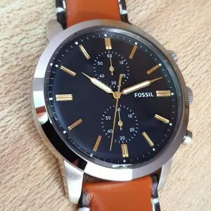 Fossil Men’s Quartz Stainless Steel Blue Dial Watch FS5279