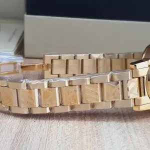 Burberry Ladies Swiss Made Gold-Tone Stainless Steel Watch BU9145