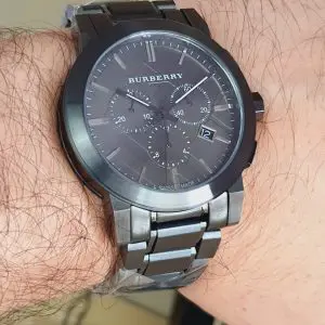 Burberry Men’s Swiss Made Stainless Steel Gray Watch BU9354