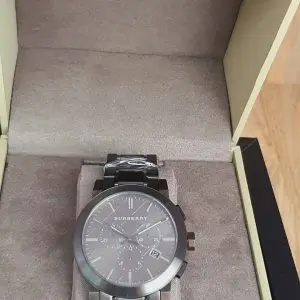 Burberry Men’s Swiss Made Stainless Steel Gray Watch BU9354