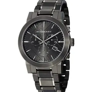Burberry Men’s Swiss Made Stainless Steel Gray 42mm Watch BU9354