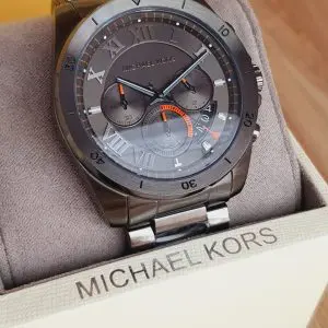 Michael Kors Men’s Chronograph Stainless Steel Grey Dial Watch MK8465