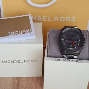 Michael Kors Men’s Chronograph Stainless Steel Grey Dial Watch MK8465
