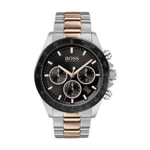 Hugo Boss Men’s Analog Stainless Steel Black Dial 45mm Watch 1513757