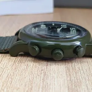Emporio Armani Men's Sport Quartz Stainless Steel Strap Green 43mm Watch AR11115