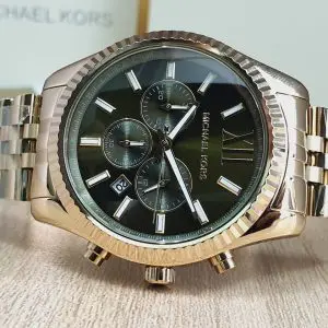 Michael Kors Men’s Quartz Stainless Steel Gold Tone Watch MK8446