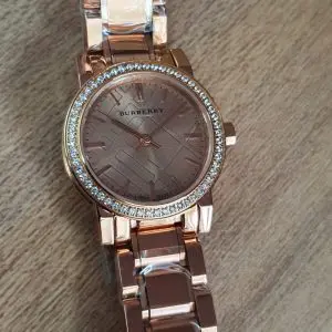 Burberry Women's Swiss Made Stainless Steel Rose Gold 26mm Watch BU9225