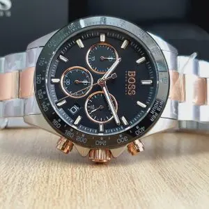 Hugo Boss Men’s Analog Stainless Steel Black Dial Watch 1513757