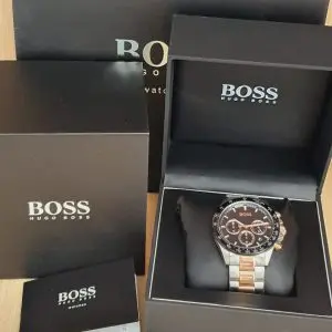 Hugo Boss Men’s Analog Stainless Steel Black Dial Watch 1513757