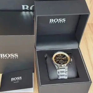 Hugo Boss Men’s Chronograph Quartz Stainless Steel Strap Black Watch 1513578