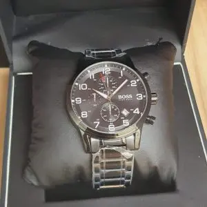 Hugo Boss Men’s Chronograph Quartz Stainless Steel Black Watch 1513180