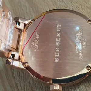 Burberry Ladies Swiss Made Gold-Tone Stainless Steel Watch 38mm BU9034