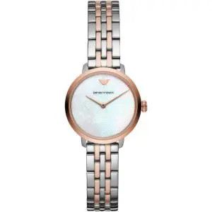 Emporio Armani Women’s Stainless Steel Mother of Pearl Dial 32mm Watch AR11157
