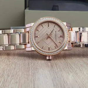Burberry Women's Swiss Made Stainless Steel Rose Gold 26mm Watch BU9225