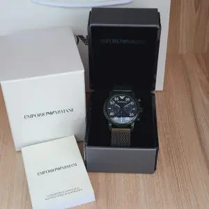 Emporio Armani Men's Sport Quartz Stainless Steel Strap Green 43mm Watch AR11115