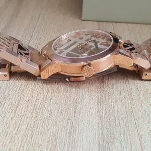 Burberry Ladies Swiss Made Stainless Steel Rose Gold 34mm Watch BU9146