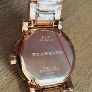 Burberry Women's Swiss Made Stainless Steel Rose Gold 26mm Watch BU9225