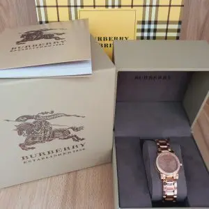 Burberry Women's Swiss Made Stainless Steel Rose Gold 26mm Watch BU9225