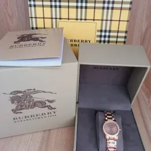 Burberry Women's Swiss Made Stainless Steel Rose Gold 26mm Watch BU9225