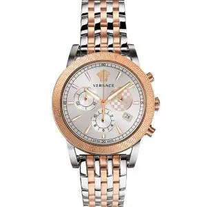 Versace Men’s Quartz Swiss Made Stainless Steel White Dial 40mm Watch VELT00319