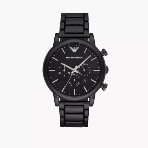 Emporio Armani Men’s Quartz Stainless Steel Black Dial 46mm Watch AR1895