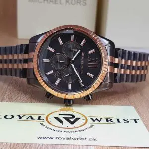 Michael Kors Men’s Chronograph Quartz Stainless Steel Grey Dial 45mm Watch MK8561