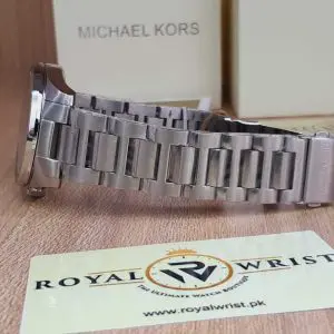 Michael Kors Men’s Chronograph Quartz Stainless Steel Grey Dial 44mm Watch MK8609