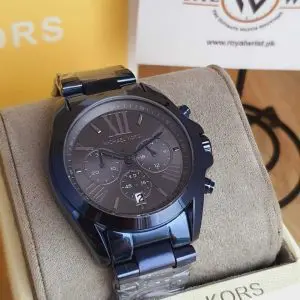 Michael Kors Men’s Chronograph Quartz Stainless Steel Blue Dial 42mm Watch MK6248