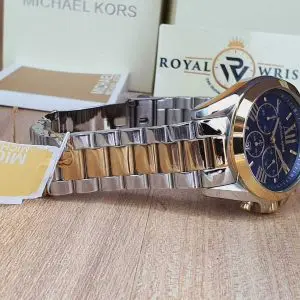 Michael Kors Women’s Chronograph Quartz Stainless Steel Blue Dial 43mm Watch MK5976