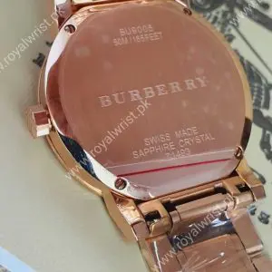 Burberry Women's Swiss Made Stainless Steel Brown Dial 38mm Watch BU9005