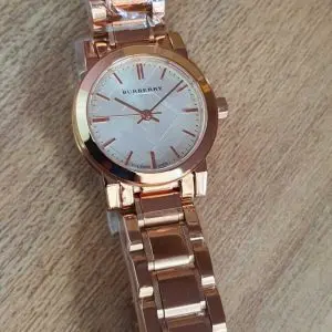 Burberry Women’s Swiss Made Stainless Steel Gold 27mm Watch BU9204