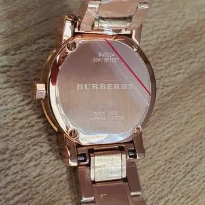 Burberry Women’s Swiss Made Stainless Steel Gold 27mm Watch BU9204