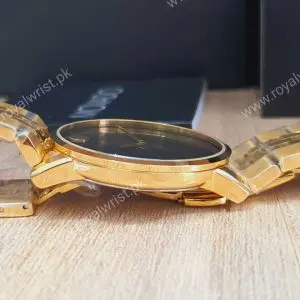 Movado Men’s Quartz Swiss Made Stainless Steel Black Dial 40mm Watch 0607203