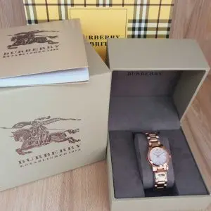 Burberry Women’s Swiss Made Stainless Steel Gold 27mm Watch BU9204
