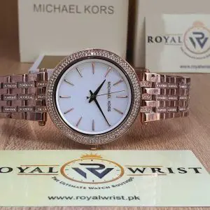 Michael Kors Women’s Quartz Stainless Steel Mother of Pearl Dial 39mm Watch MK3220