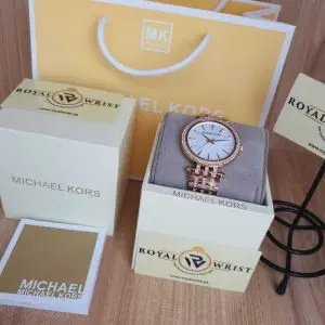 Michael Kors Women’s Quartz Stainless Steel Mother of Pearl Dial 39mm Watch MK3220