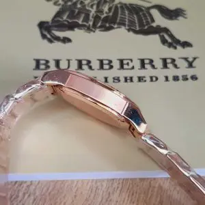 Burberry Women’s Swiss Made Stainless Steel Rose Gold Dial 26mm Watch BU9215