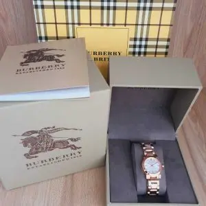 Burberry Women’s Swiss Made Stainless Steel Gold 27mm Watch BU9204