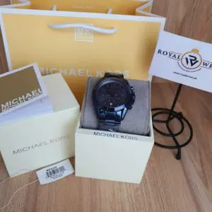 Michael Kors Men’s Chronograph Quartz Stainless Steel Blue Dial 42mm Watch MK6248