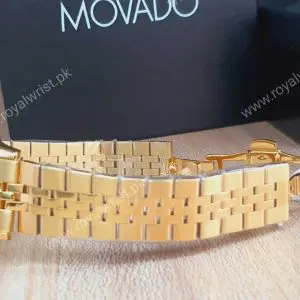 Movado Men’s Quartz Swiss Made Stainless Steel Black Dial 40mm Watch 0607203
