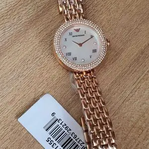 Emporio Armani Women’s Analog Stainless Steel Mother of Pearl Dial 30mm Watch AR11355