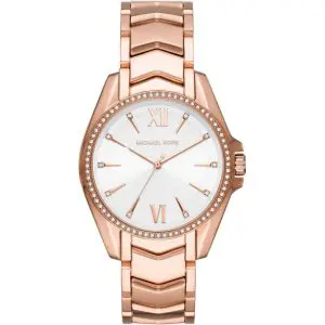 Michael Kors Women’s Quartz Stainless Steel White Dial 38mm Watch MK6694