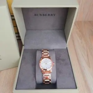 Burberry Women’s Swiss Made Stainless Steel Gold 27mm Watch BU9204